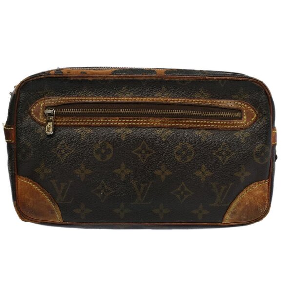 LOUIS VUITTON Monogram Marly Dragonne GM Clutch Bag - Picture 10 of 16